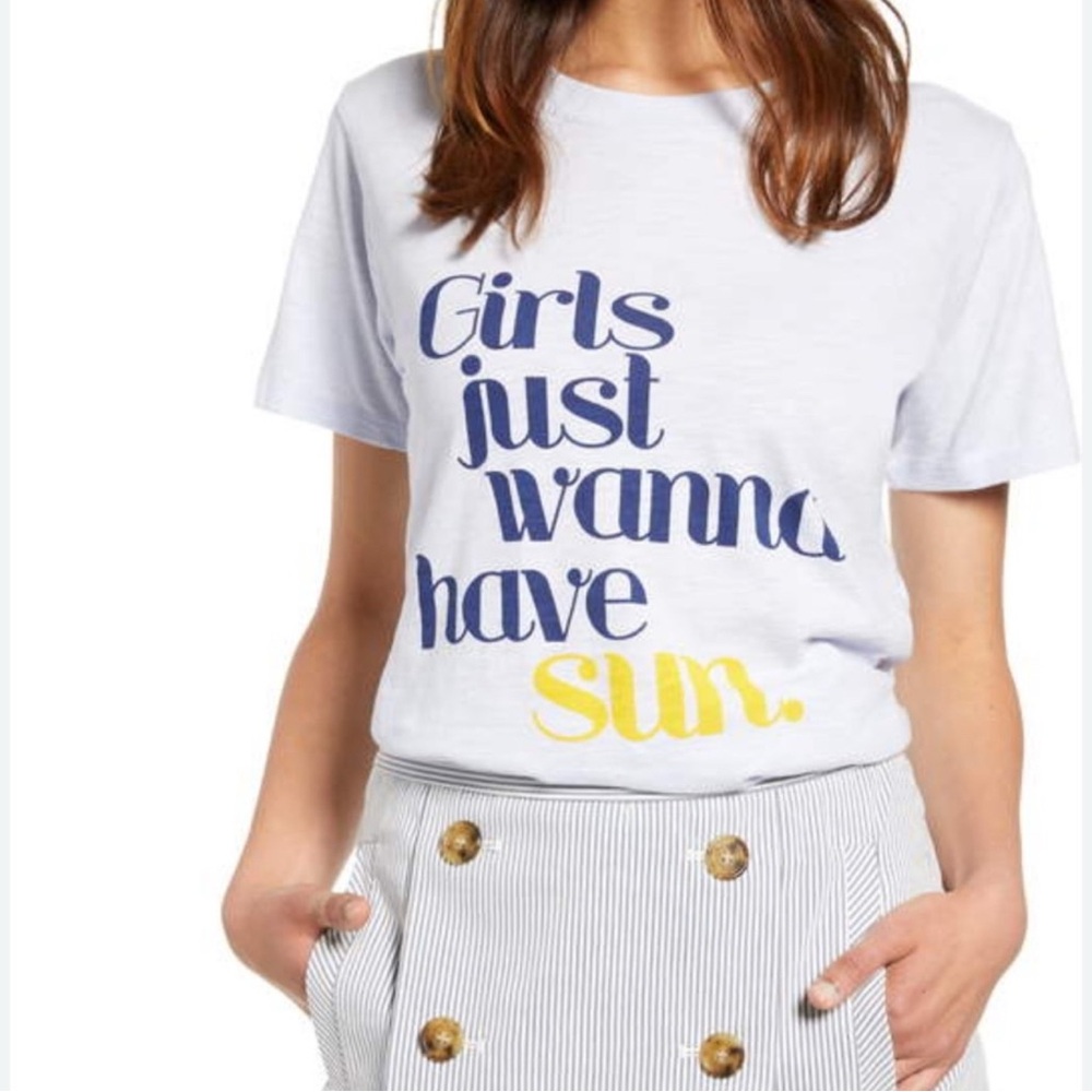 J. Crew “Girls Just Wanna Have Sun” T-Shirt